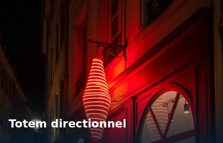 Totem et signalétique