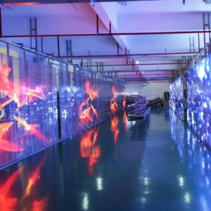 ÉCRAN LED P3.9 HAUTE LUMINOSITÉ POUR PUBLICITÉ 100x100 cm TRANSPARENT VISIBLE EN PLEIN SOLEIL