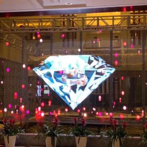 ÉCRAN LED INTERNE P2.6 HAUTE LUMINOSITÉ VISIBLE EN PLEIN SOLEIL POUR INTÉRIEUR OU VITRINE 100x100 cm