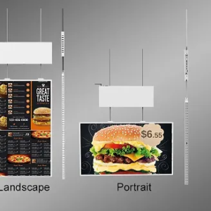 PANNEAU LCD 55” DOUBLE FACE SUPER MINCE POUR UTILISATION EN PLEIN SOLEIL