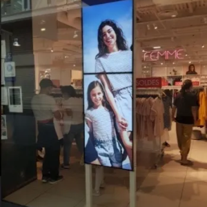 Mur Vidéo LCD 4K, Écran Géant très haute définition 4K 1x2, 2 Écrans de 46”