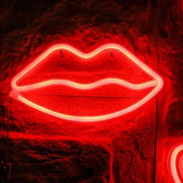 PANNEAU LED NÉON FLEX "LÈVRES", CHOIX PERSONNALISÉ DE COULEURS - Image 4