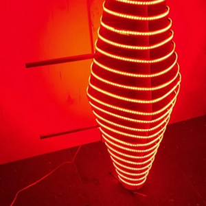 PANNEAU LED LUMINEUX 3D CAROTTE DE TABAC AVEC TÉLÉCOMMANDE POUR COMMERCE 110X40cm