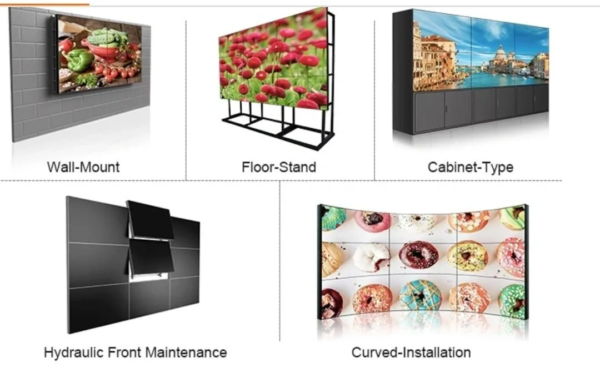 Mur Vidéo LCD 4K, Écran Géant très haute définition 4K 1x2, 2 Écrans de 75” - Image 3