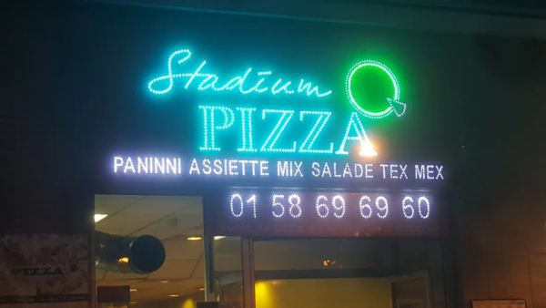 ENSEIGNE LUMINEUSE LED PIZZA 200X50CM À INSTALLER SANS EFFORT