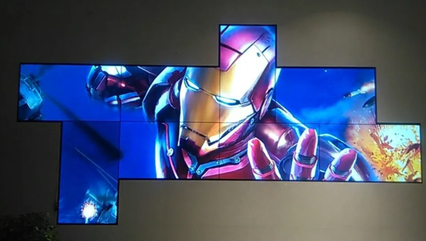 Mur Vidéo LCD 4K, Écran Géant très haute définition 4K, 4x4 16 Écrans de 86”