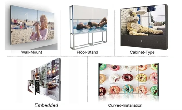 Mur Vidéo LCD 4K, Écran Géant très haute définition 4K 2x2, 4 Écrans de 86” - Image 2