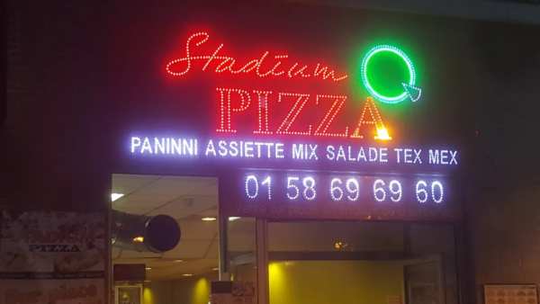 ENSEIGNE LUMINEUSE LED PIZZA 200X50CM À INSTALLER SANS EFFORT - Image 4