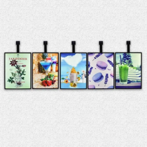 ENSEIGNE LED POUR MENU, TAILLE A2, 49×66.4 cm