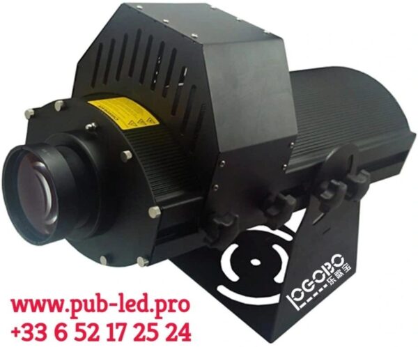 PROJECTEUR ENSEIGNE MAGASIN LUMINAIRE EXTÉRIEUR GOBO PUBLICITAIRE 150W ROTATIF
