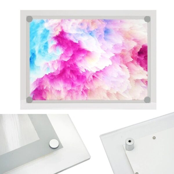 ENSEIGNE MAGASIN LUMINEUSE "PORTE AFFICHE VITRINE LED, TAILLE A4, 2 faces, 28x36.7 cm - Image 3